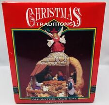 Vtg 1993 Christmas Traditions Animated Musical Nativity Matrix Industries picture