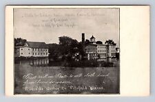 Pittsfield ME-Maine, Riverside Woolen Company, Antique, Vintage Postcard picture
