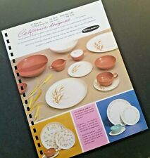 Vintage MELMAC Dinnerware by Durawear of CA. 1962 Pages from Manar Sales Catalog picture