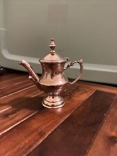 Vintage Bombay Company, Silverplate Miniature Teapot Candle Unused picture