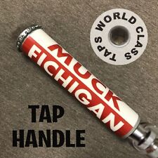nice short 5in MUCK FICHIGAN OHIO STATE BUCKEYES BEER TAP HANDLE marker tapper picture