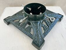 Christmas Tree Stand Cast Iron Green 14