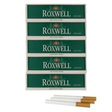 Roxwell Menthol Green Cigarette Tubes King Size Pre Rolled 200/Pack - 1000 Tubes picture