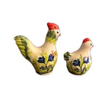 Rooster and Hen Salt & Pepper Shakers from Kalich Poland picture