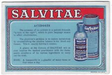 Salvitae For Acidosis Promotes Metabolism Heartburn Medicine First Aid Blotter A picture