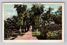 Miami FL- Florida, Royal Palm Grounds, Antique, Vintage c1922 Souvenir Postcard picture