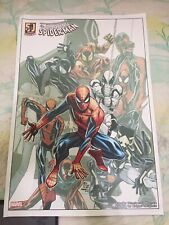 Amazing Spider-Man Happy Birthday Print by Humberto Ramos Edgar Delgado 13” x 19 picture