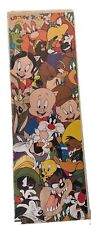 Vtg 90’s Looney Tunes Cast Rare Cartoon 36x12 USA Warner Brothers Poster Taz picture
