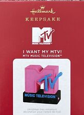 Hallmark Christmas Ornament 2021 MTV Music Television I Want My MTV, Light picture