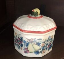 Avon Sweet Country Harvest Collection Butter Tub Candy Dish Canister with Lid  picture