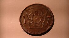KEYSTONE ONE PENNY MASON MASONIC H T W S S T K S MEDAL TOKEN COIN ANTIQUE picture