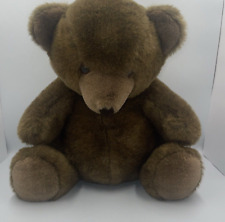 Vintage 1980 Charm Co Brown Teddy Bear Plush 14” Stuffed Animal Korea picture