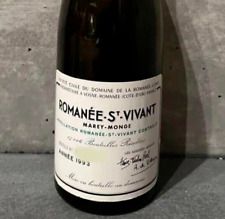 DRC Romanee Conti ROMANÉE ST-VIVANT 1993 Empty bottle picture