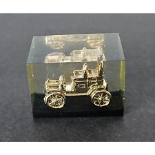Vtg Lucite Acrylic Antique Car Paperweight Hong Kong picture