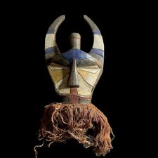 African Nigeria Rare Age and Use Eket Mask wall mask Traditional masque-G1223 picture