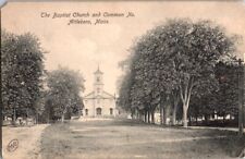 Vintage Postcard Baptist Church & Common North Attleboro MA Massachusetts  E-515 picture