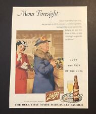 1940’s Milwaukee’s Schlitz Beer Magazine Ad picture