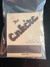 VINTAGE MATCHBOOK - THE ANKARA - ROUTE 51 - PITTSBURGH, PA - UNSTRUCK picture
