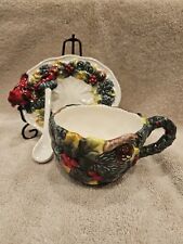 Corner Ruby CR Teacup Ridgefield Home Holiday Collection Cardinals In Tree picture