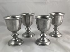 Wilton Armetale Plough Tavern Pewter Wine Goblets - Set of 4 picture