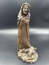 Vintage 1974 Clay Pottery Statue Universal  Hand Made 11.5” Tall Signed picture