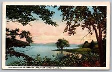 Southern End Paradox Schroon Lake Lakefront New York Reflection Cancel Postcard picture