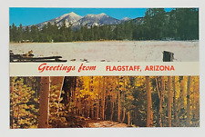 Greetings from Flagstaff Arizona Multiview Postcard Unposted picture