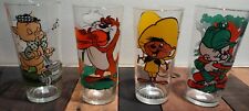 4 Vintage 197Os PEPSI Warner Bros Collector Series Looney Tunes Drinking Glasses picture
