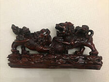 Nice Vintage Fulong Mark Fighting Foo Dogs Statue picture