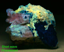 196 Gram Lazurite Combined With Unknown Fluorescent Mineral picture