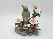Vintage Porcelain Cedar Waxwing Americas Favorite Songbird 2000 YH picture