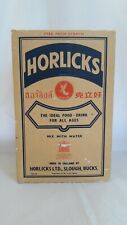 Vintage Advt.1950's Made In England Horlicks Cover Outer Carton 5Lb (2268 gm.s) picture