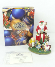 Pipka Memories of Christmas 10114 Tea Time Santa Musical w/COA Limited to 950 picture