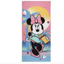 Disney's Minnie Mouse Kids Beach Towel Quick Dry Pink NWT Sealed picture