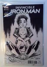 Invincible Iron Man #2 mid.b Marvel (2017) Midtown B&W Variant 3rd Series Comic picture