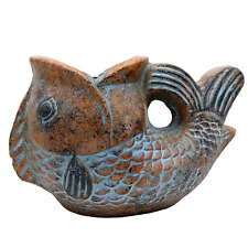 Terracotta Clay Pottery Wide Mouth Fish Planter Fountain Pot X Large 23