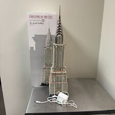 Department 56 CHRYSLER BUILDING Christmas in the City #4030342 w/ Box SKYSCRAPER picture