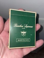 ALCOHOL ADS - BOURBON SUPREME  - VINTAGE playing Cards AC picture
