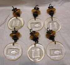 ERIK HOGLUND AUTHENTIC MCM CHANDELIER GLASS PENDANT - 1 PC ONLY - MORE AVAILABLE picture