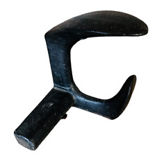 Vtg  cast iron shoe last cobble double shoe form stand picture