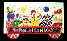 RARE  VERY HARD TO FIND 1990's Ronald McDonald Happy Birthday Party Hat - NEW picture