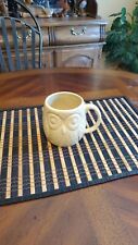 Beige Ceramic OWL Coffee Cup by West Helm - A set of 2 Mugs picture