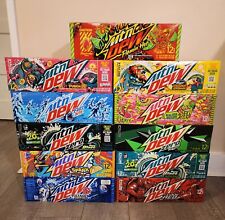 Mix & Match Mountain Dew Limited Edition Flavors Sealed 12 Pack of 12oz Cans MTN picture