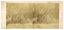 Arabic Camp, ca.1880, Stereo Vintage Stereo Print, Legendary Print d' picture