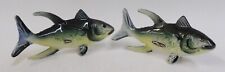 Vintage Yellow Fin Tuna Fish Figural Salt Pepper Shakers picture