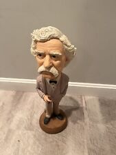 Esco  Statue Mark Twain Chalkware A Rare Hard To Find Collectible picture