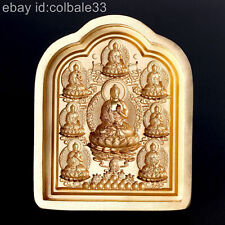 Copper brass Medicine Eight Buddhas mould Tibetan Tsa-tsa man-bcu Rub mold large picture