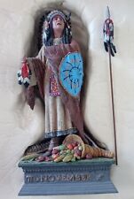 Duncan Royale Calendar Secrets Rare November Native American w/Feather Staff picture