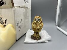 The Franklin Mint World Of Owls THE MAGNIFICENT SHORT EARED OWL NEW IN BOX picture