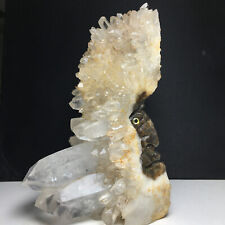 875g Natural Crystal Cluster,Specimen Stone,Hand-Carved, Exquisite Wise old man picture